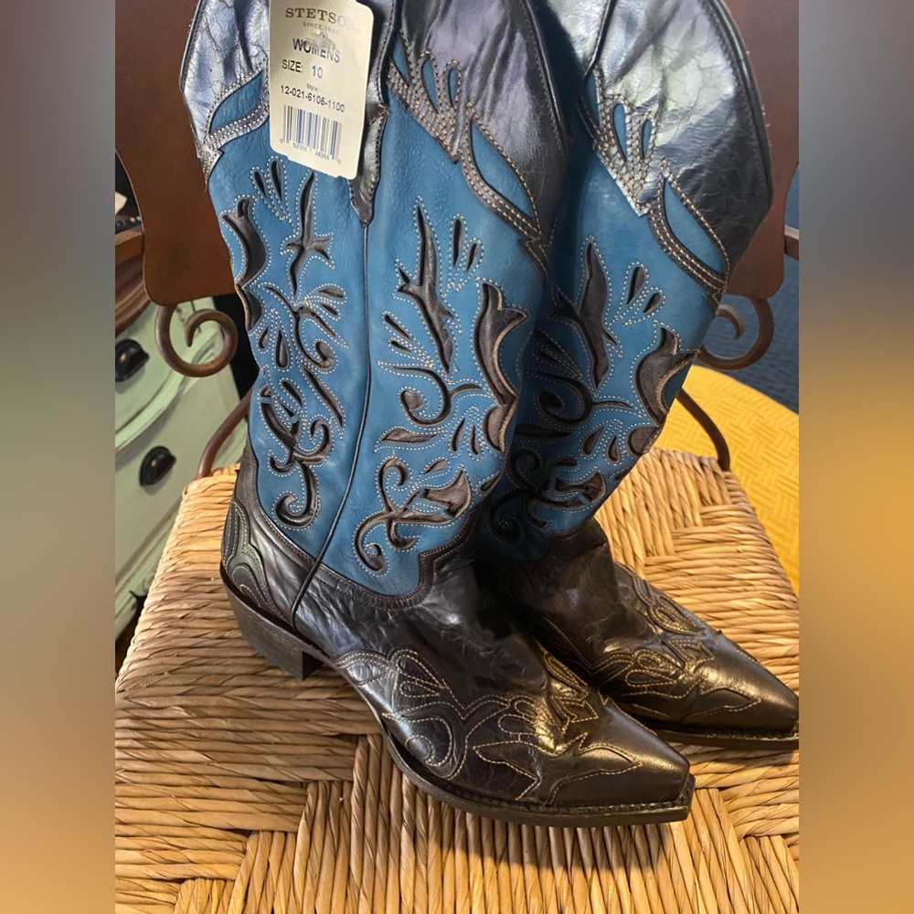 Stetson women Cowboy Boots 10